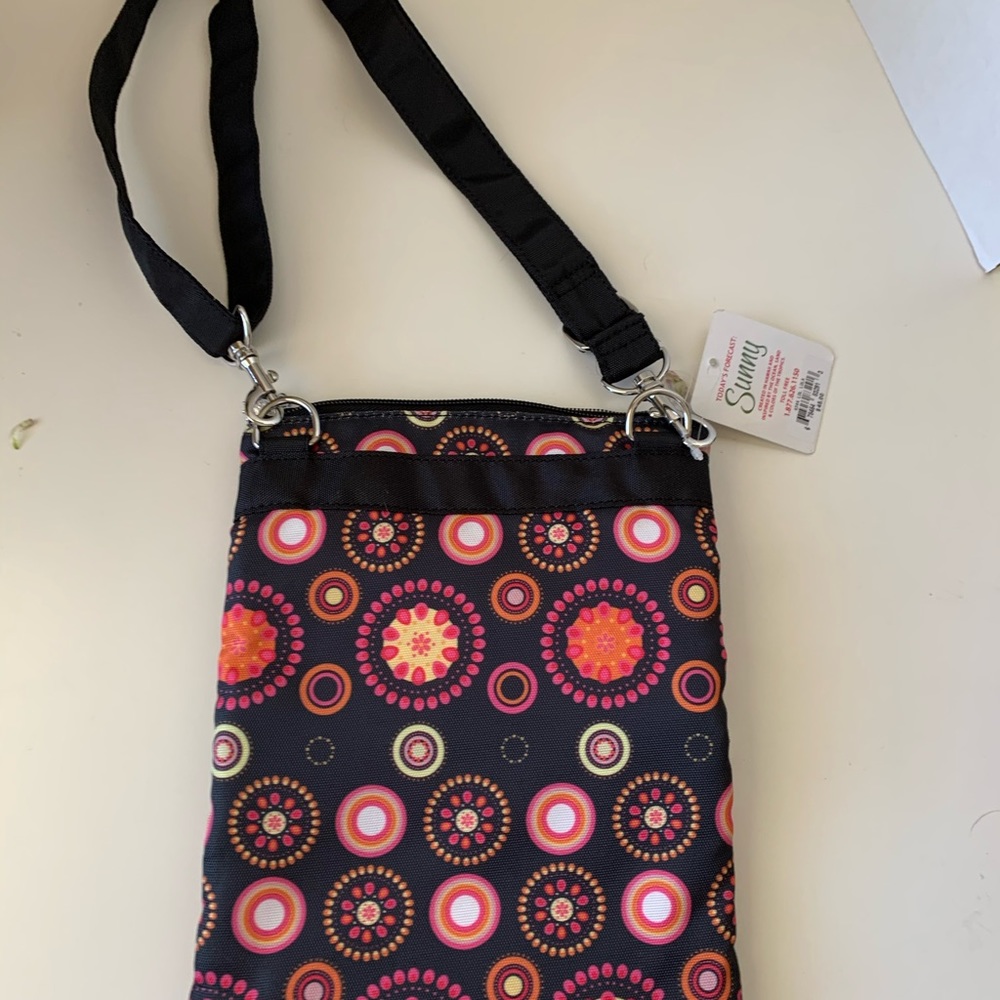 Sunny Bags Swirl Print Nylon Lightweight Crossbody